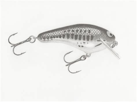 Fishing Lure Drawing at PaintingValley.com | Explore collection of ...