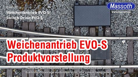 Massoth Tv Weichenantrieb Evo S Produktvorstellung Deutsch