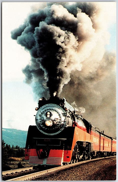 Daylight Train Crested Locomotive 4449 Southern Pacific Shasta Route Postcard Other Unsorted