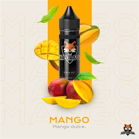 Liquidos Ml Vapor Fox Vapeador E Liquid Frutales Mango