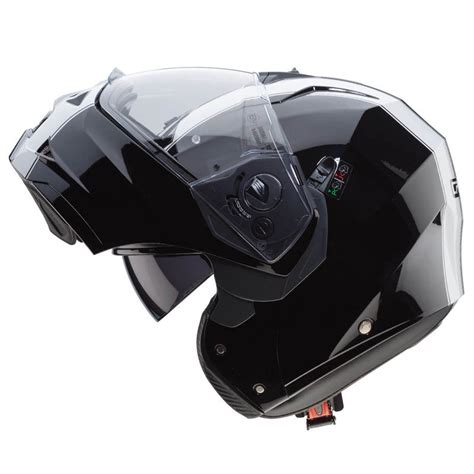 Casco CABERG Duke II Legend Negro Blanco Bluetooth Intercom Motomania