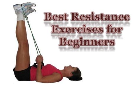 Best Resistance Exercises For Beginners