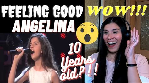 Angelina Jordan Feeling Good Reaction Youtube