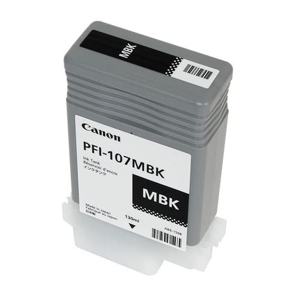 Canon B Pfi Mbk Matte Black Inkjet Cartridge Tank