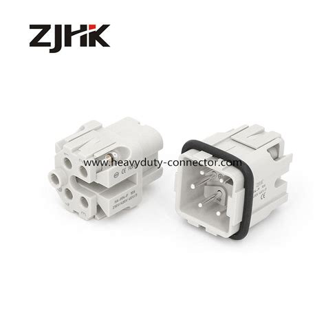 Screw Heavy Duty 4 Pin Connectors Male And Female Connectors Square Connector 10a Connector