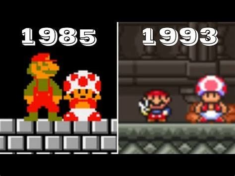 Super Mario Bros | NES vs SNES | Graphics Comparison : r/snes