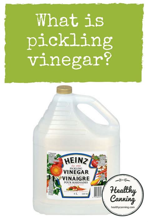 Pickling vinegar - Healthy Canning in Partnership with Facebook Group ...