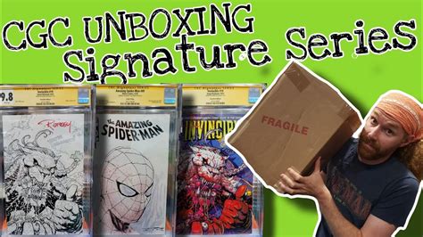 Cgc Unboxing Signatures And Sketches From New York Comic Con Youtube