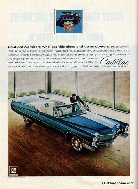 Vintage Cadillac Ads 1968 Click Americana