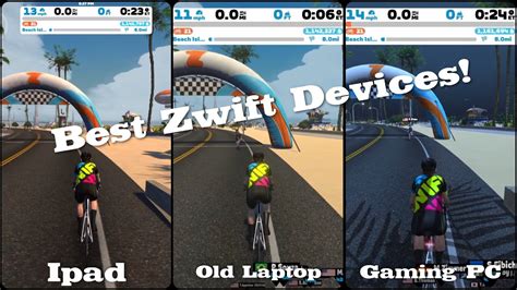 Zwift Device Comparison M1 Ipad Pro Vs Old Laptop Vs Gaming PC