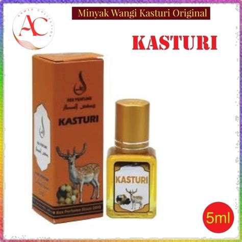 REX PERFUME MINYAK WANGI KASTURI KIJANG HITAM PUTIH HIJAU Shopee