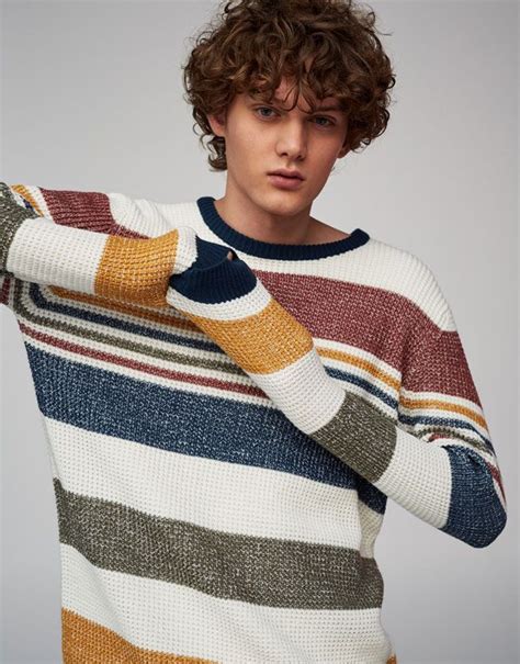 Свитер в полоску - Подарки с любовью - Новинки - Для Мужчин - PULL&BEAR ...