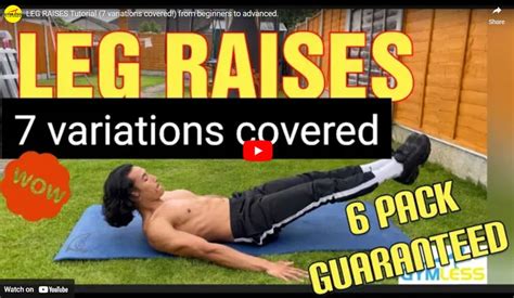 Lying Leg Raises What Are They Muscles Worked Benefits Gymless