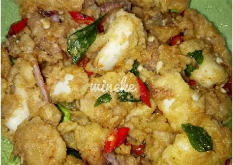 Resep Sotong Telur Asin Oleh Wineke Asmeral Cookpad