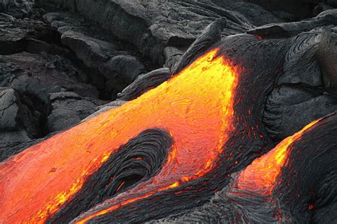 Royalty-Free photo: Flowing lava | PickPik