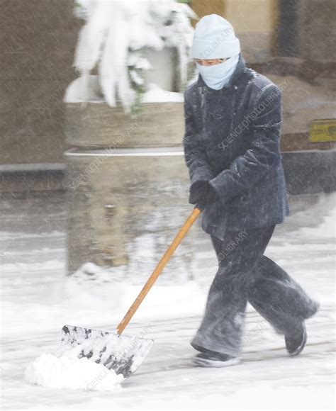 Snow clearing - Stock Image - C001/9960 - Science Photo Library