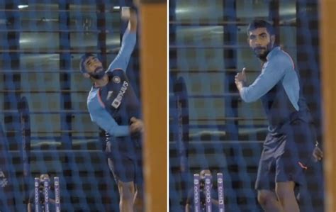 T20 World Cup 2021 Watch Jasprit Bumrah Mimics Ravindra Jadeja S