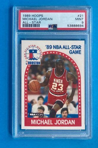 Hoops All Star Michael Jordan Chicago Bulls X As Hof Psa