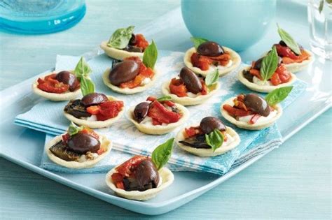 Vegetarian canapes