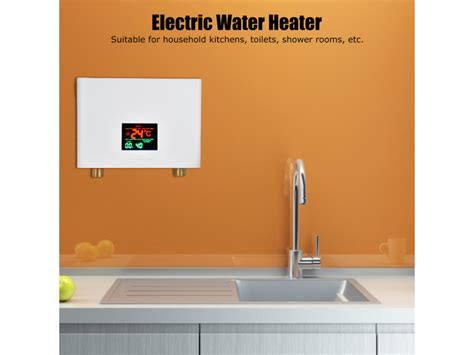 Chauffe eau 5500w chauffe eau électrique instantané sans réservoir avec