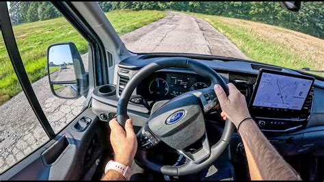 2023 Ford E Transit Electric 269hp 0 100 Pov Test Drive 1797 Joe Black Youtube