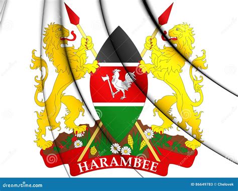 Kenya Coat Of Arms. Royalty-Free Stock Photo | CartoonDealer.com #86649783