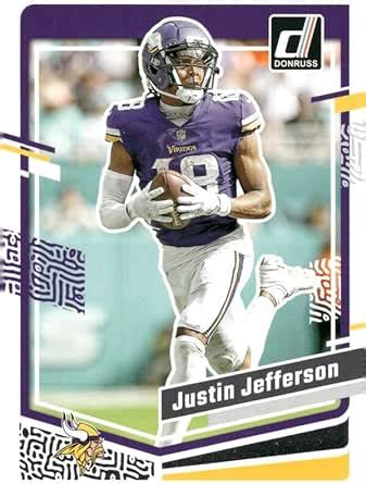 Amazon Donruss Justin Jefferson Minnesota Vikings