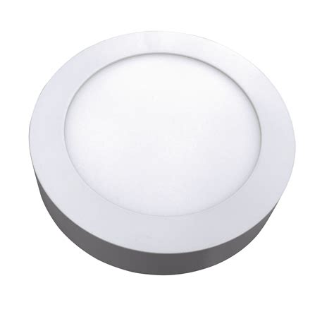 Plafon De Sobrepor Home Led Redondo W K Luz Branca Bivolt Cm