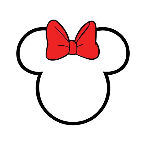 Minnie Mouse 4 Outline Digital Download Svg Png Etsy México