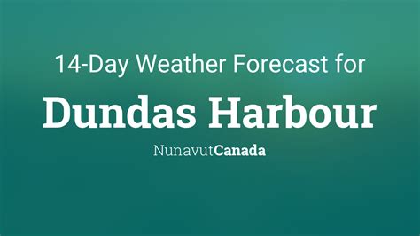 Dundas Harbour, Nunavut, Canada 14 day weather forecast