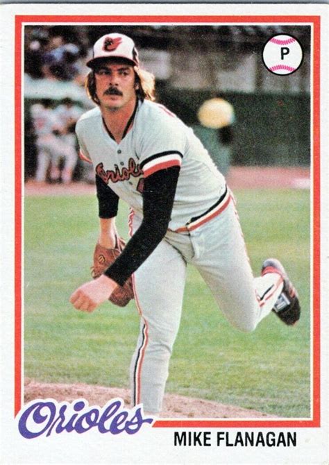 1978 Topps 341 Mike Flanagan Baltimore Orioles EX EBay