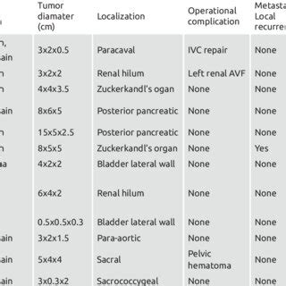 Demographic Clinical Pathological And Radiological Data For The