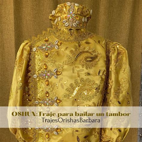 Oshun Traje De Oshun Para Bailar Un Tambor Hecho A Etsy