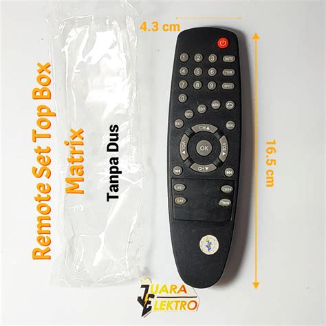 Jual Remote Set Top Box Matrix Remote STB Matrix Shopee Indonesia