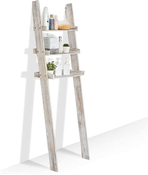 Bathroom Storage Ladder Over Toilet Rispa