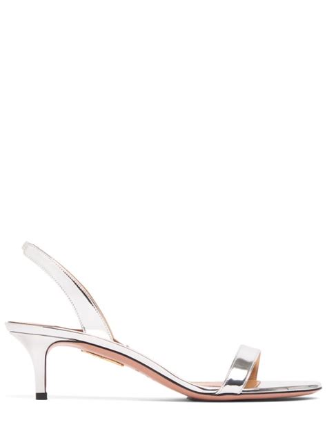 Sandales Bride En Cuir So Nude Mm Aquazzura Femme Luisaviaroma