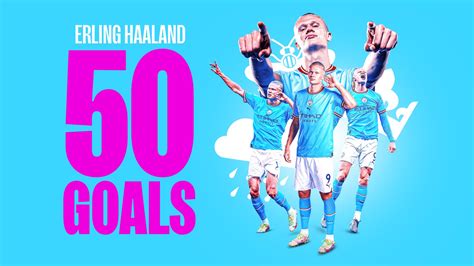 Haaland hits his 50th goal of the season