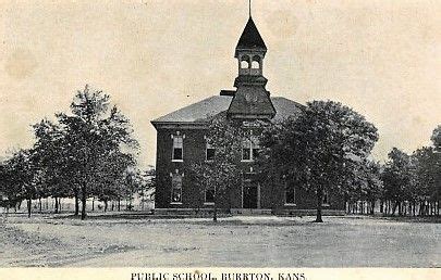 Burrton, Kansas High School - John McDonald Anderson's Historic Building