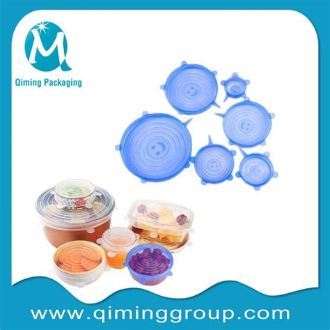 Silicone Stretch Lids Qiming Packaging Lids Caps Bungs Cans Pails