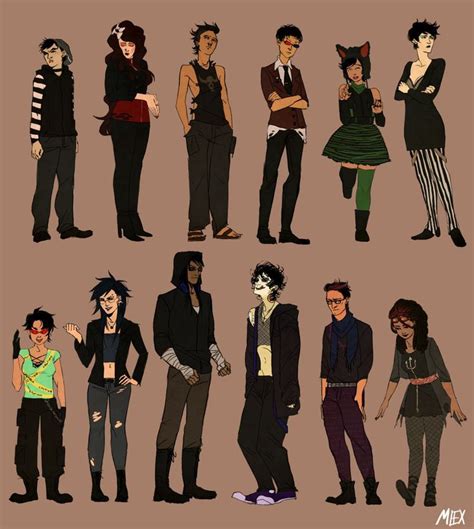 Homestuck Based Outfits Homestuck Au Punkstuck Trolls Humanstuck