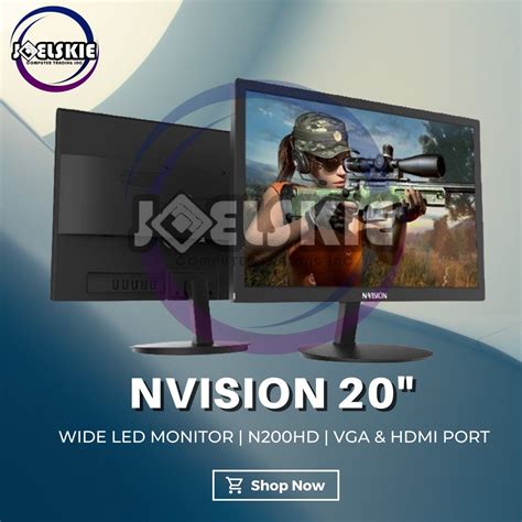 Nvision Inch Pc Monitor Hz Hdmi Computer Desktop Monitor Vga N