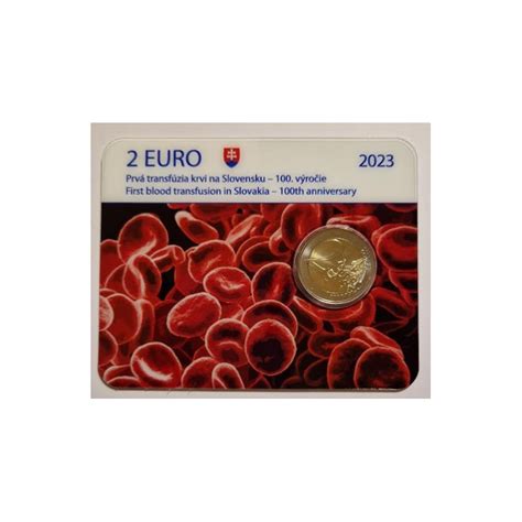 Slowakije Euro Bloedtransfusie Coincard