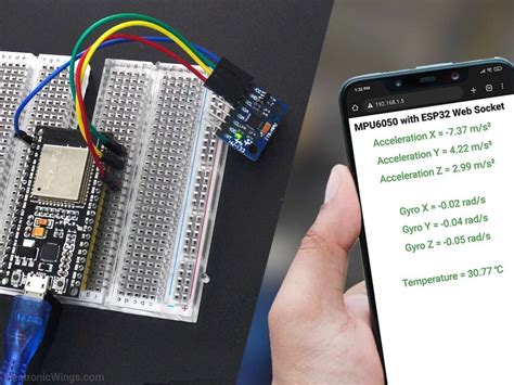 Mpu Gyro Sensor Interfacing With Esp Board Off