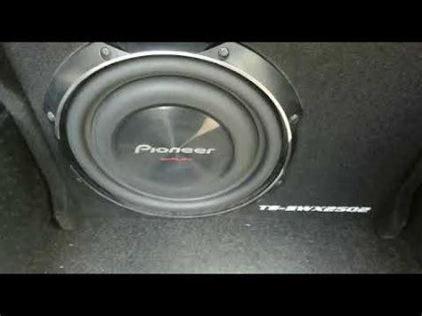 Pioneer TS SWX 2502 10 Slim Sub Flexing Lee Audio1 YouTube