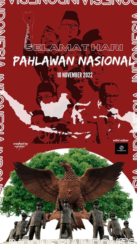 Poster Hari Pahlawan Poster Ilustrasi Gambar