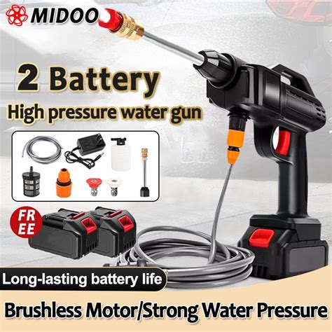 Cordless Car Washer Portable High Pressure Washer 24v Car Wash Set Wireless High Sprayer Water