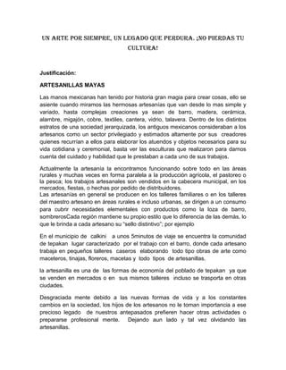 Artesanias Mayas PDF