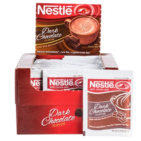 Nestle Dark Hot Chocolate Mix Box