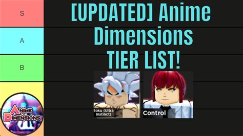 Outdated The Ultimate Anime Dimensions Tier List Youtube