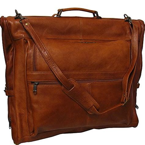 Amerileather Leather Three Suit Garment Bagbrownus